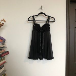 Victoria’s Secret Open Tie-Front Babydoll Top